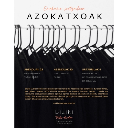 AZOKATXOAK  ·  Izaro Orbegozo